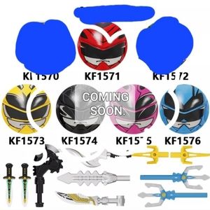 Power Rangers The Movie (2017) Minifigures lot of 5